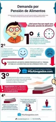 Procedimiento para reclamar una pensión alimenticia