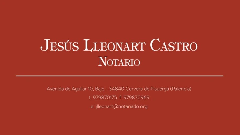 Notaría Jesús Lleonart Castro