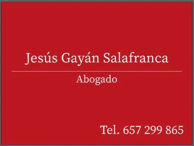Jesús Gayán Salafranca Abogado