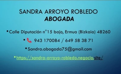 SANDRA ARROYO ROBLEDO .Abogada.
